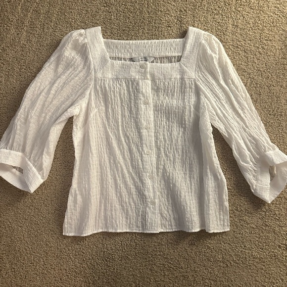 & other stories square neck blouse - Picture 2 of 3